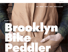 Tablet Screenshot of bkbikepeddler.com